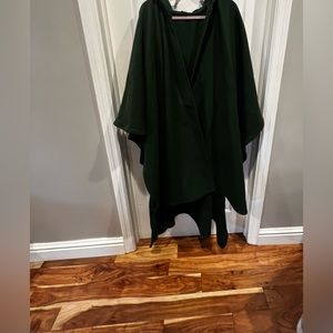 100% heavy wool outerwear cloak/ wrap coat.